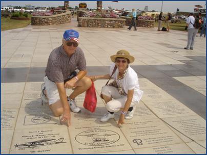 Tribute brick location